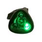 Preview: LED Helmlampe IR Weiß Rot Grün in Schwarz